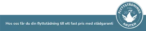 flyttstädningsakuten i sundsvall slogan
